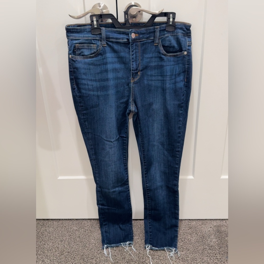 Judy Blue Dark and Light Blue Denim Jeans
